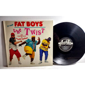 Fat Boys The Twist 12" EP Vinyl Record Hip Hop Pop Rap 1988 Chubby Checker EX